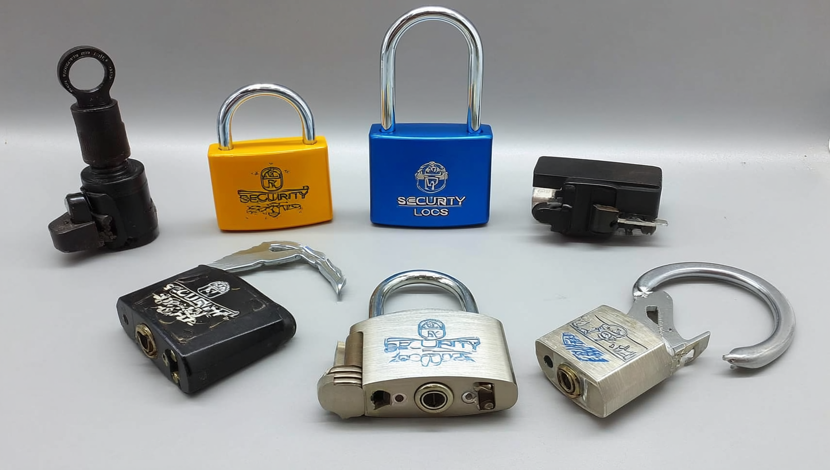 Collection of RV security locks