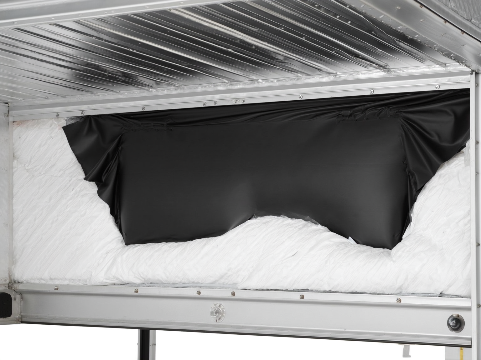 RV holding tank heater pad for cold-weather RV living in Wyoming