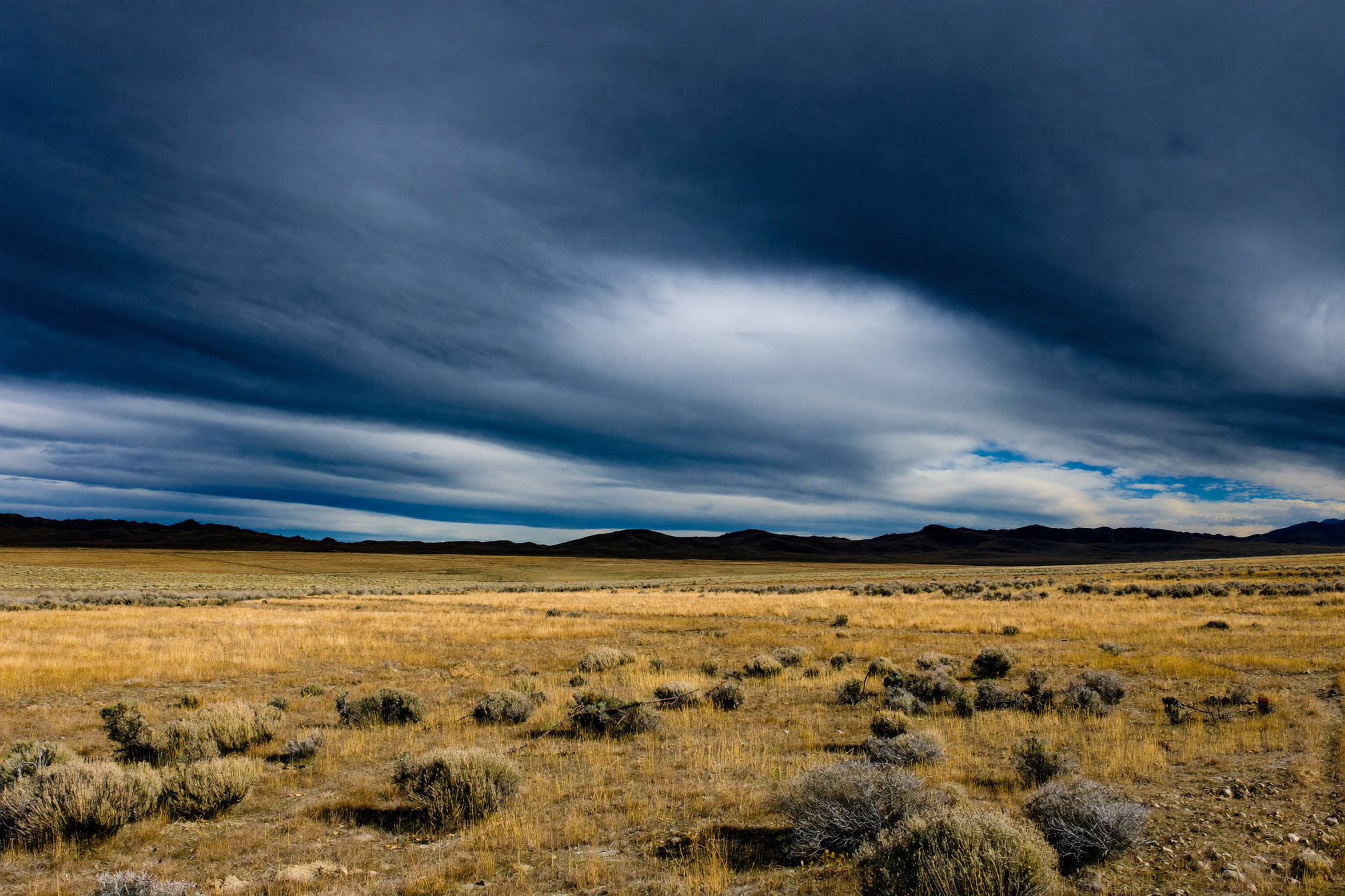 Open central Wyoming high-plains hunting country near Casper in autumn